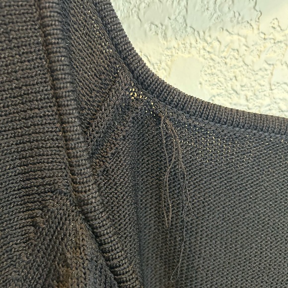 Catherine Malandrino Womens Silk Tiered A Line Dress Black Size Medium - Picture 5 of 6